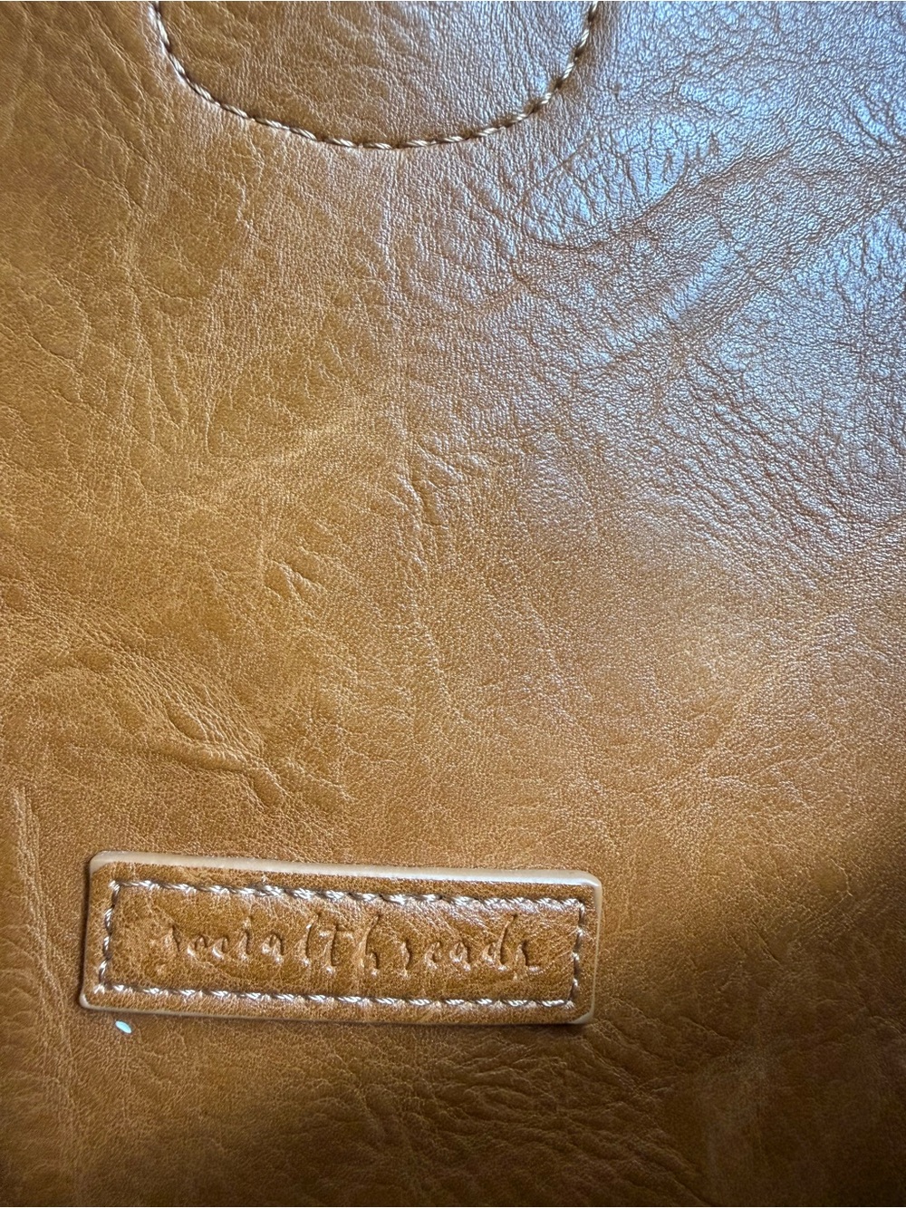 Salt Purse Strap with Tan Crossbody Bag - Picture 9 of 10
